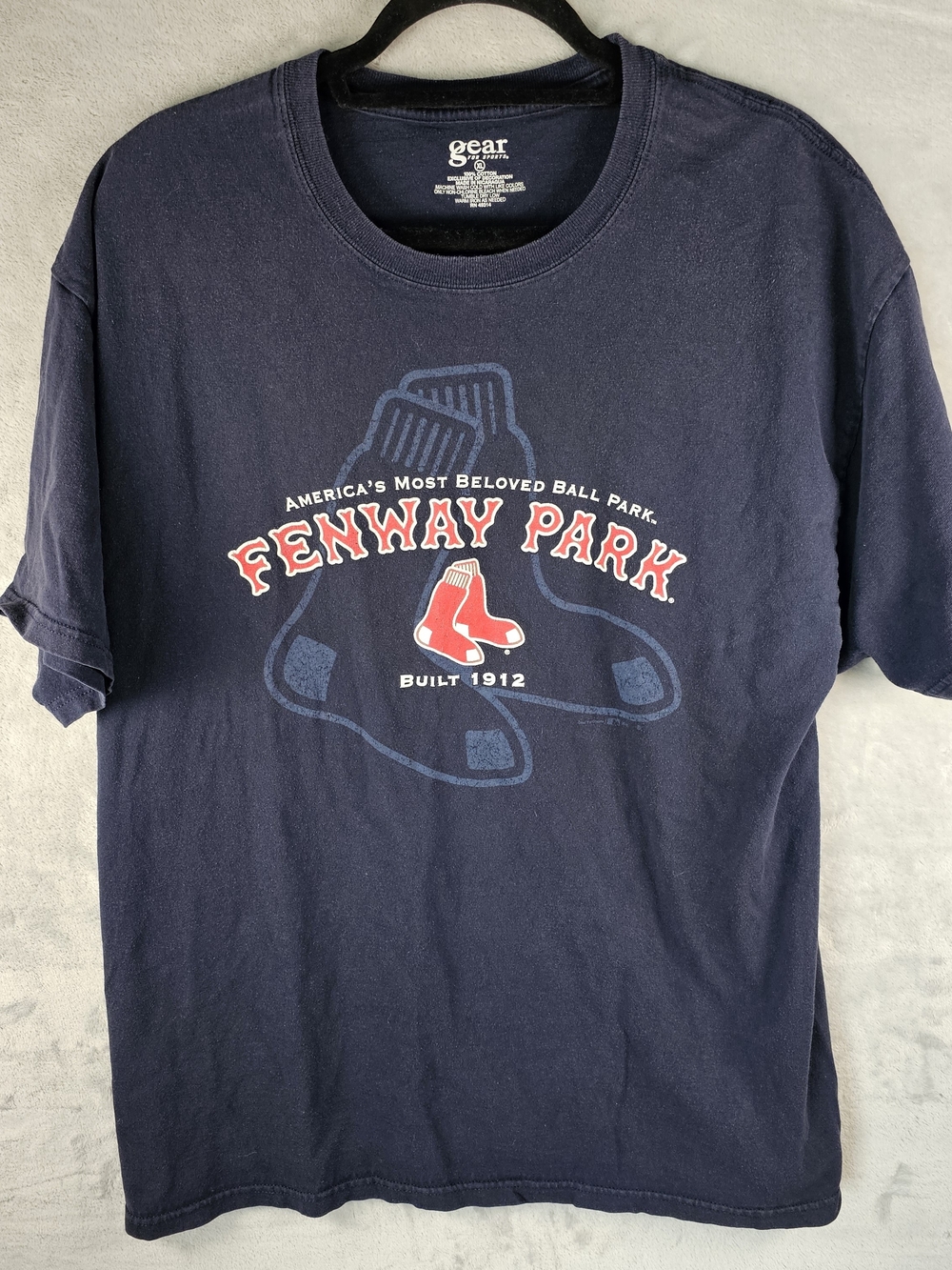 Vintage Gear For Sports Sz. XL 100% Cotton Boston Redsox Fenway Park Graphic Tee
